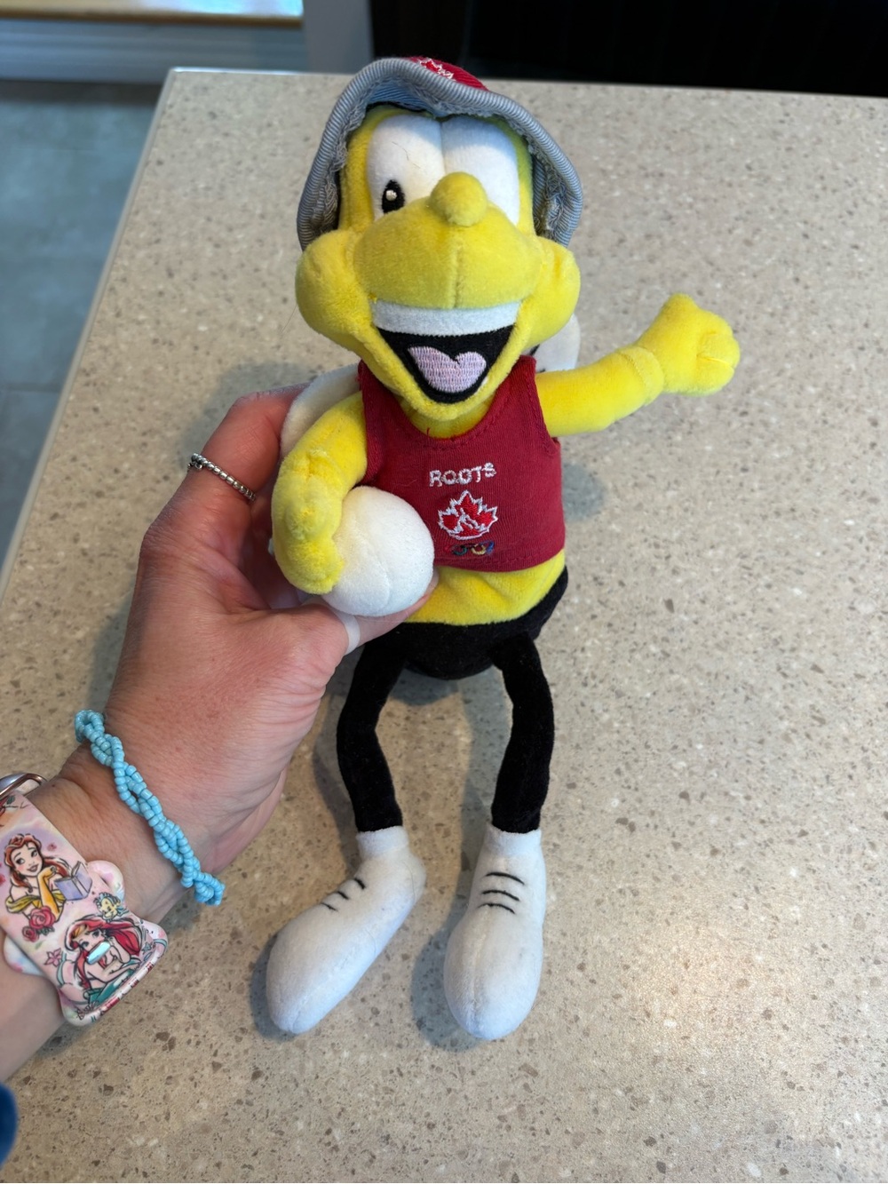 Roots Cheerios Canadian Olympic Bee Doll with Hat